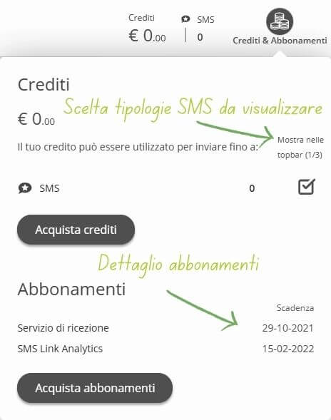 Piattaforma Skebby - dettaglio tool credito